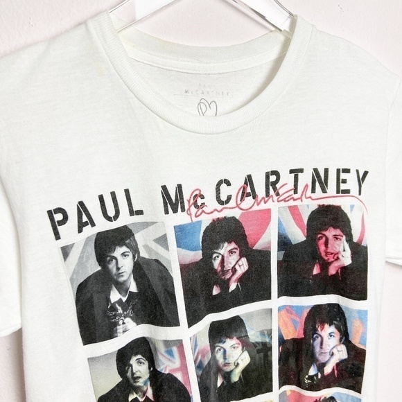 PAUL MCCARTNEY Graphic Concert Tee White Crewneck - Picture 3 of 6